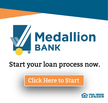 Graphic that links to Medallion Bank application