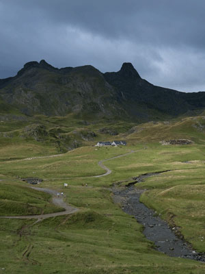cloudy pasture landscape